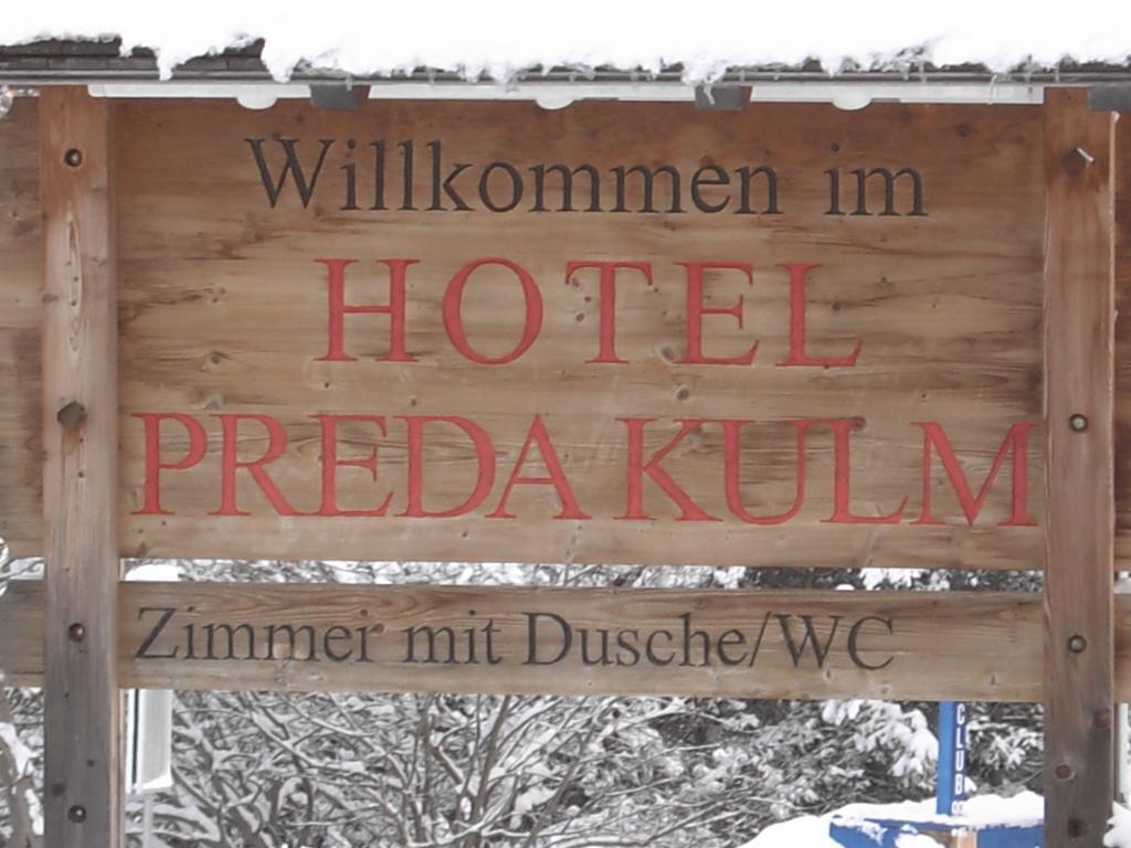 Hotel Preda Kulm Bergün Exterior foto